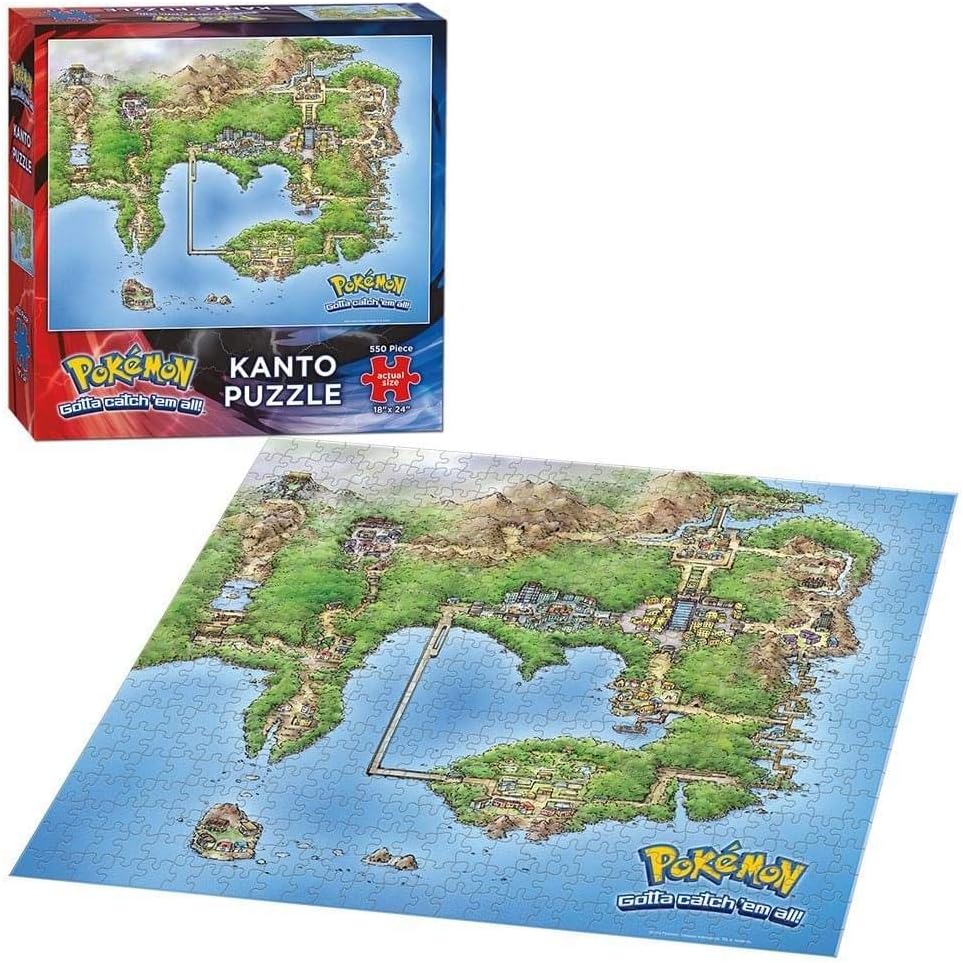 USAopoly Pokémon Kanto Puzzle (550 Piece)