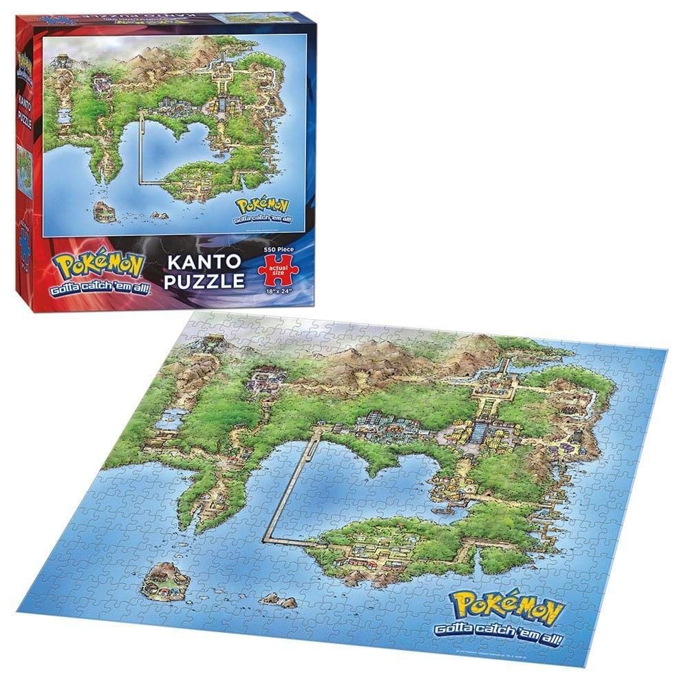 Amazon.com: USAopoly Pokémon Kanto Puzzle (550 Piece) : Toys & Games