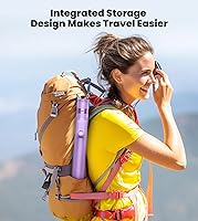 Vista 24 de TONEOF Trípode selfie stick de 60 pulgadas para video, soporte extensible todo en 1 para teléfono celular con control remoto integrado, trípode