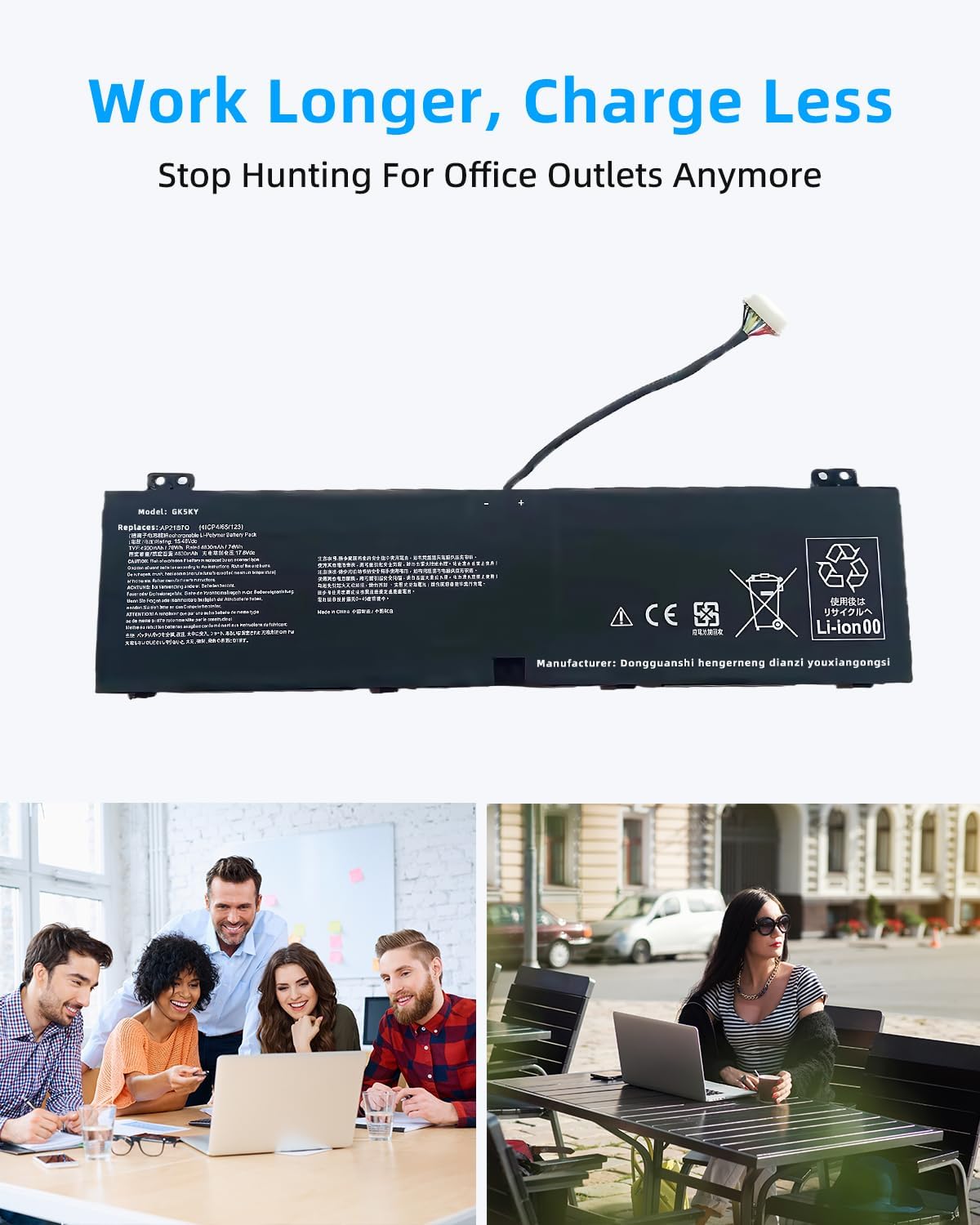 76Wh AP21B7Q Battery Replacement for Acer Predator Triton 300 SE PT314-52S-71SE PT314-52S-78NJ PHN14-51 PT14-51-78B4 PT14-51-7979 PTN16-51 PTN16-51-72K6 PTN16-51-92HJ SFX16-61G High Performance