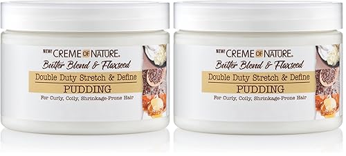 Miniatura 2 de Creme of Nature mezcla de mantequilla aceite de argán aceite de linaza antiencrespamiento 115 onzas