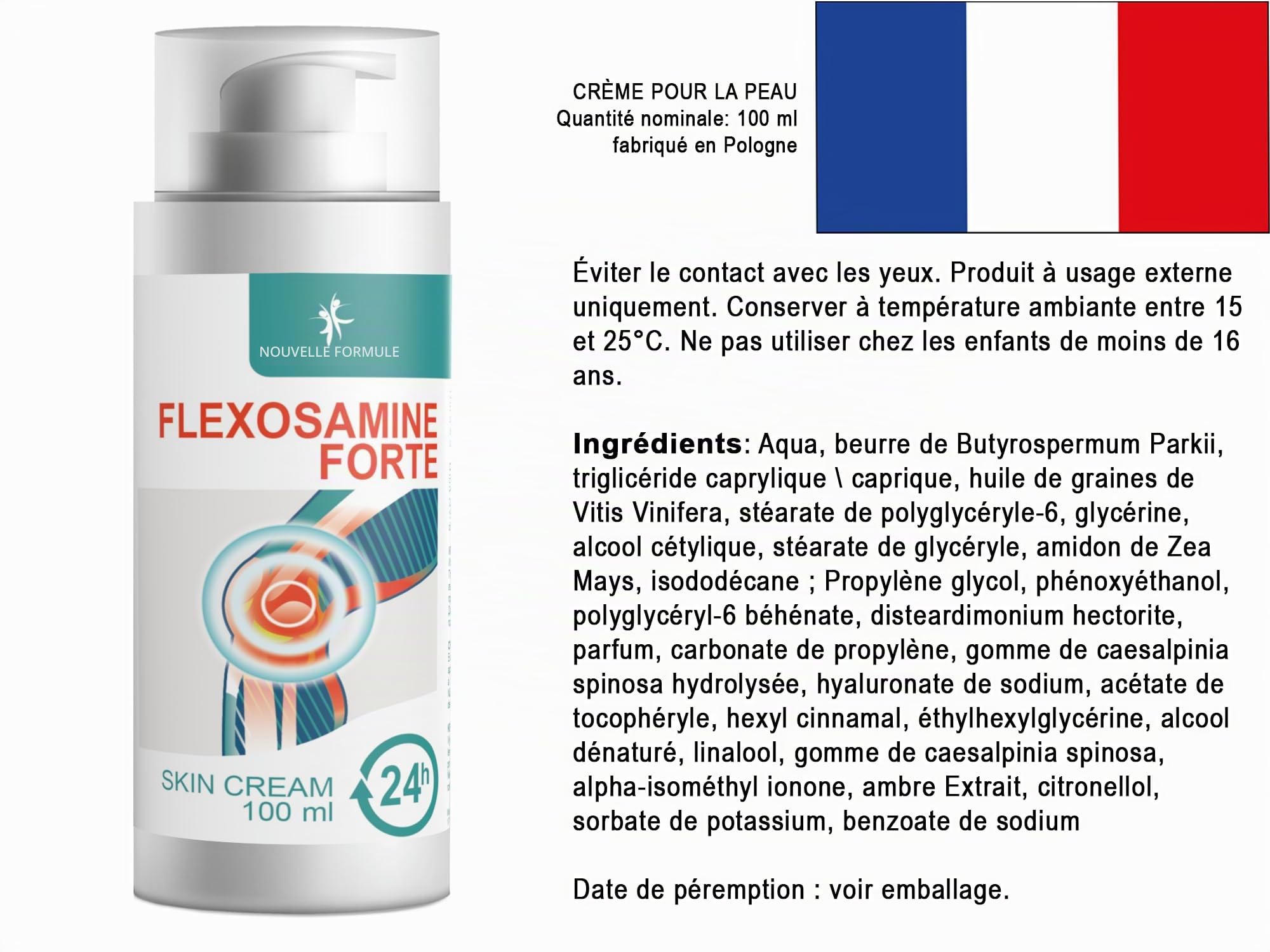 Flexo Samine Forte Crème - 200 ml (2 x 100 ml) - Lot de 2