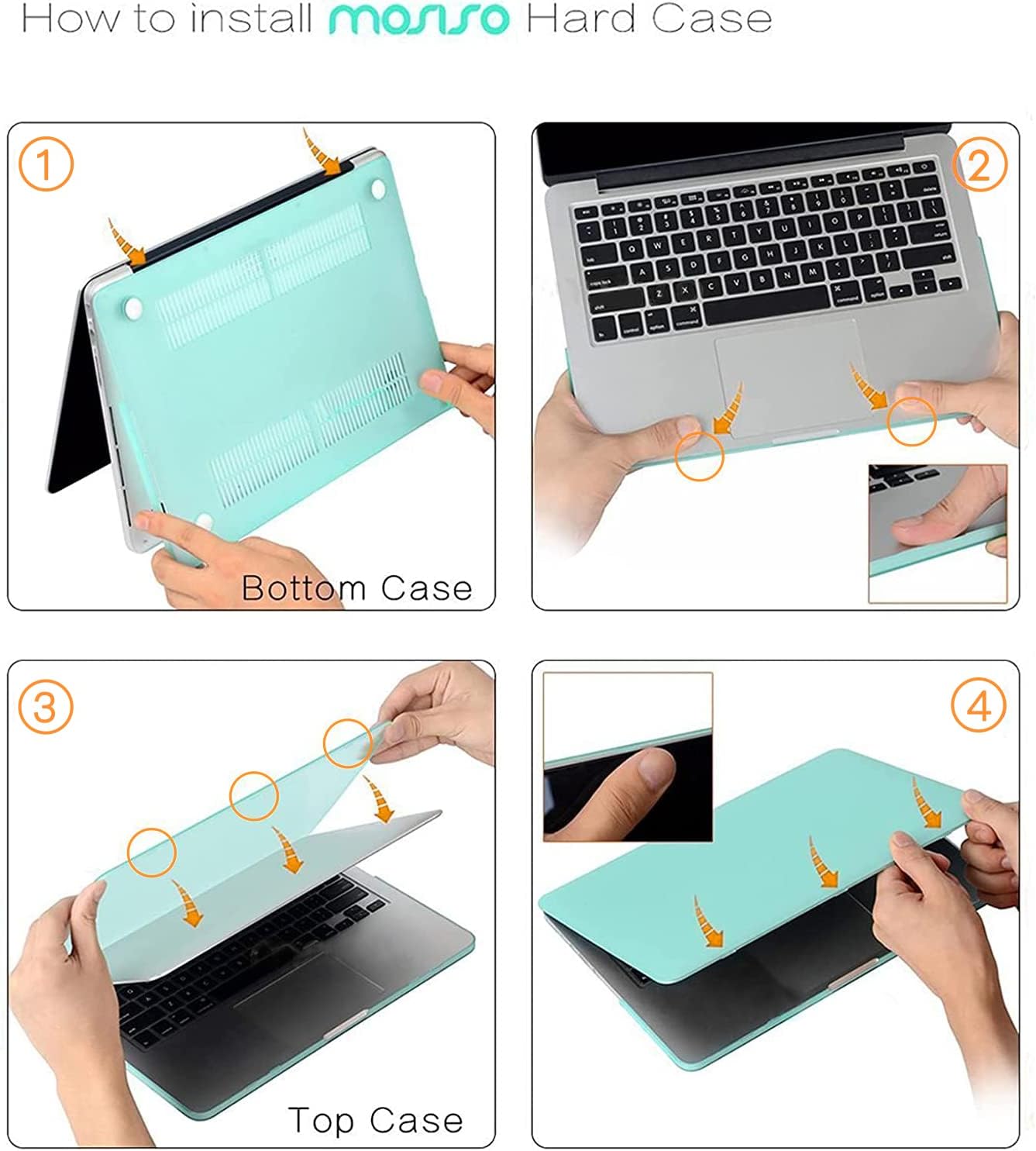 مورد MOSISO فقط با نسخه قدیمی MacBook Pro Retina 13 اینچ سازگار است (مدل ها: A1502