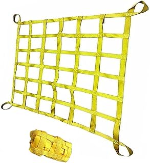 Safety Lifting Net Straps - Flat Nylon Sling Hoisting Net, Pallet Cargo Lifting Net Straps, Material Handling Straps, Bungee Cargo Net, Cargo Lifting Bag, Truck Bed Cargo Net, Load 0.3-3.5Ton (Size :