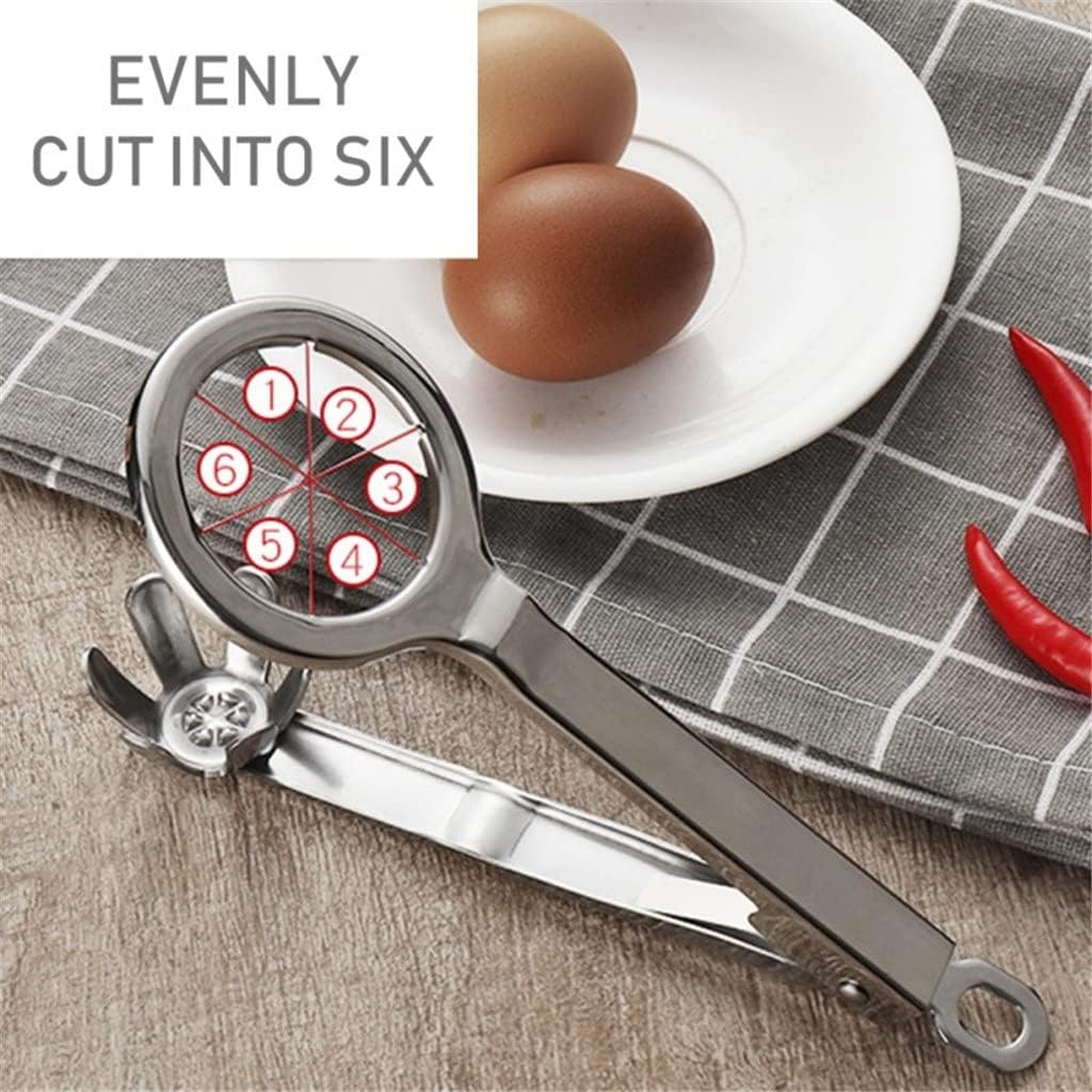Egg Slicer Cutter Piece Cleaner 304 Stainless Steel Handheld Dividers Funny Tool Creativity Kitchen Gadgets