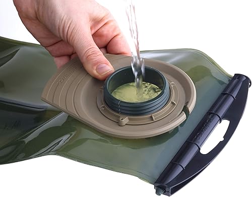 Miniatura 3 de Source Tactical WXP 3L Kit de actualización del sistema de hidratación de perfil bajo con adaptador universal de tubo, Coyote