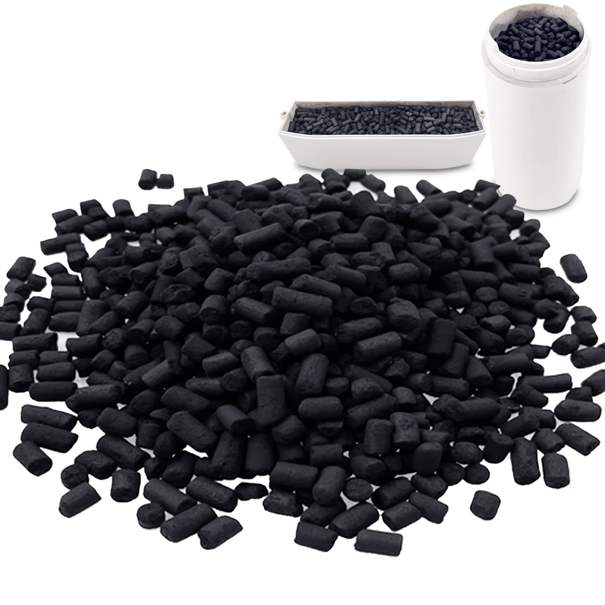 ShuRex Odor Absorbing Filter Refills for Lomi Smart Waste Kitchen Composter, Compatible with Lomi Electric Countertop Compost Bin, Activated Charcoal Filters, Black