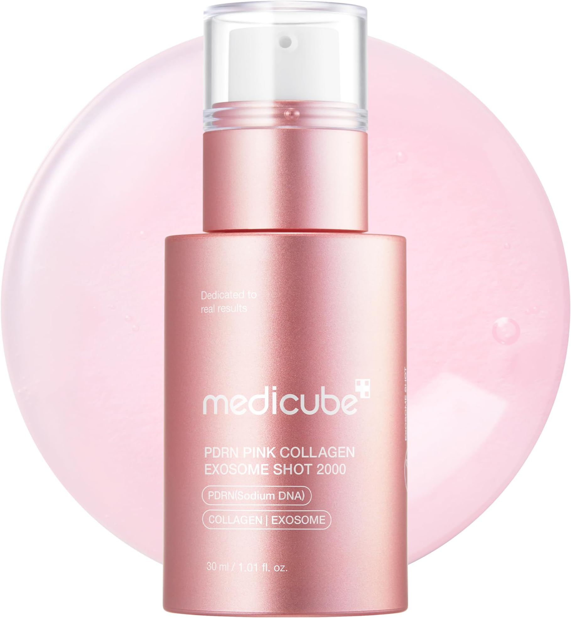 Medicube PDRN Pink Exosome Shot 2000 Topical Needle Beauty Serum Pores Firmness Lead Essence Korean Cosmetics