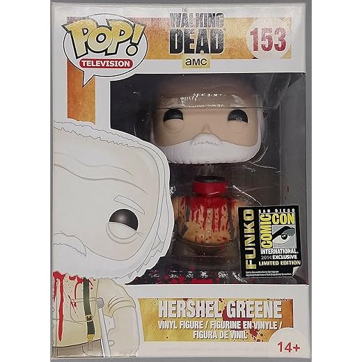 2014 Exclusive Funko Pop Vinyl The Walking Dead Bloody Hershel Greene