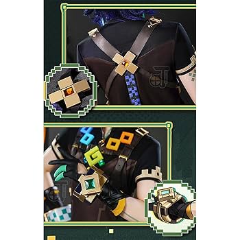 Amazon.co.jp: 原神 コスプレ衣装 キィニチ アクセサリー付き