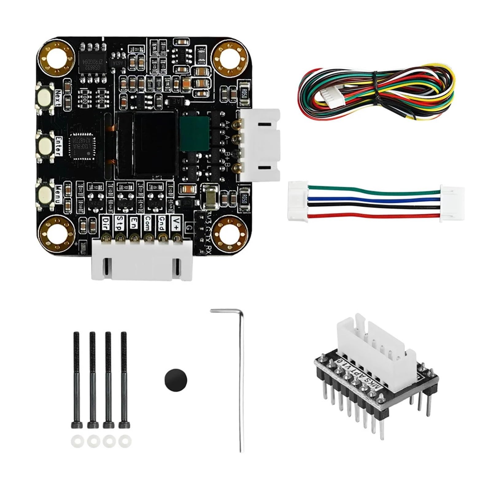 3D-Druckerteile CNC-Schrittmotor mit geschlossenem Regelkreis, Servo-Step-Controller, STM32, Leiterplatte, Nema17, Servomotor, MKS SERVO42C (MKS SERVO42C PCBA)