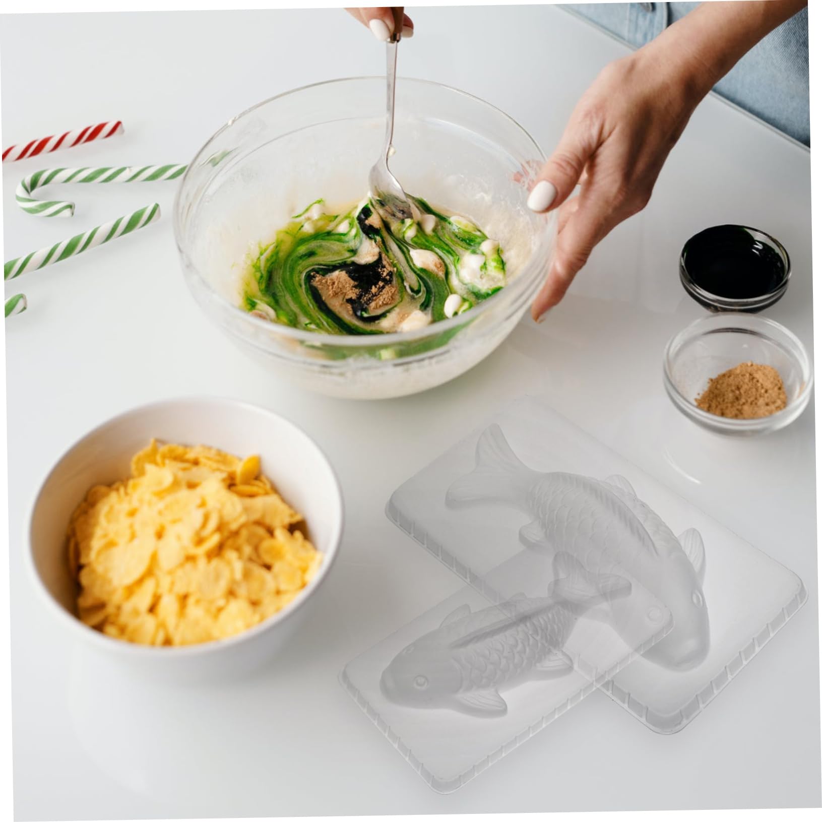 Gatuida 6piezas Molde De Gelatina Para Pastel De Arroz Al Vapor Utensilio De Cocina Moldes De Forma De Mediano