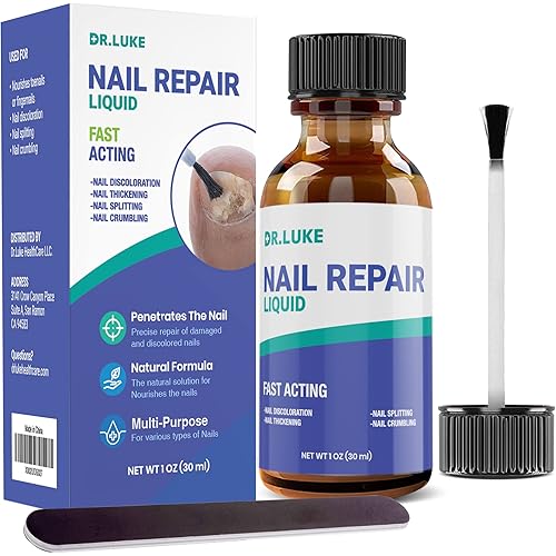 Dr. Luke Nail Repair Liquid, Nail & Cuticle Care for Healthy-Looking Nails, 1 oz (Packaging May Vary)