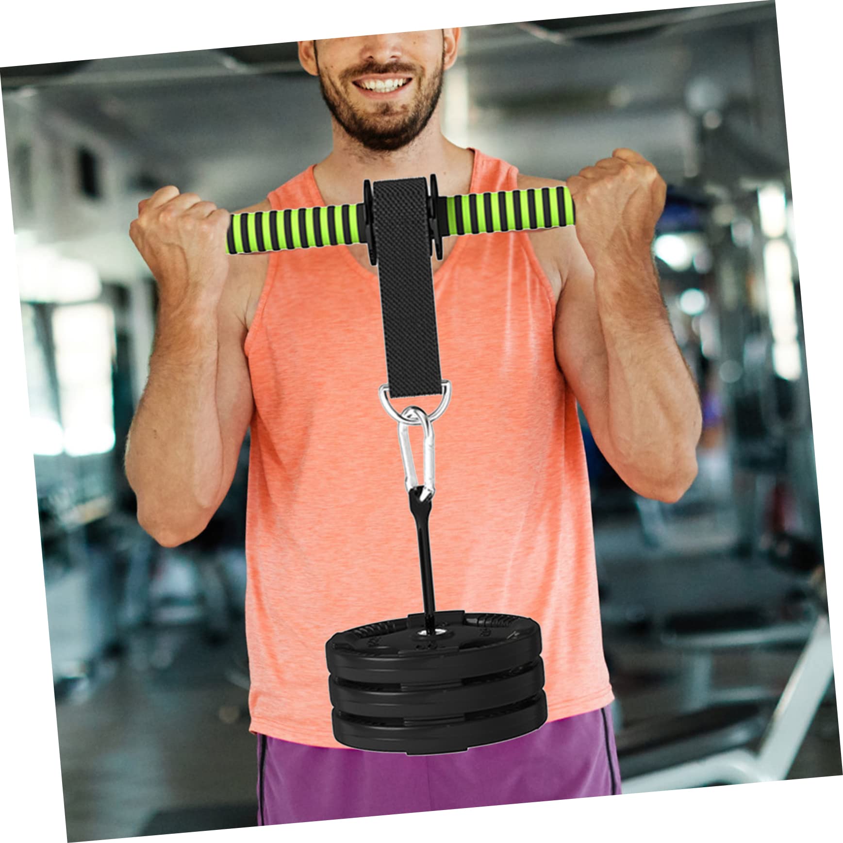 1piezas Rodillo De Antebrazo para Ejercicio De Muñeca y Antebrazo Herramienta De Entrenamiento De Fitness para Hombres y Mujeres Material Duradero para Escaladores y