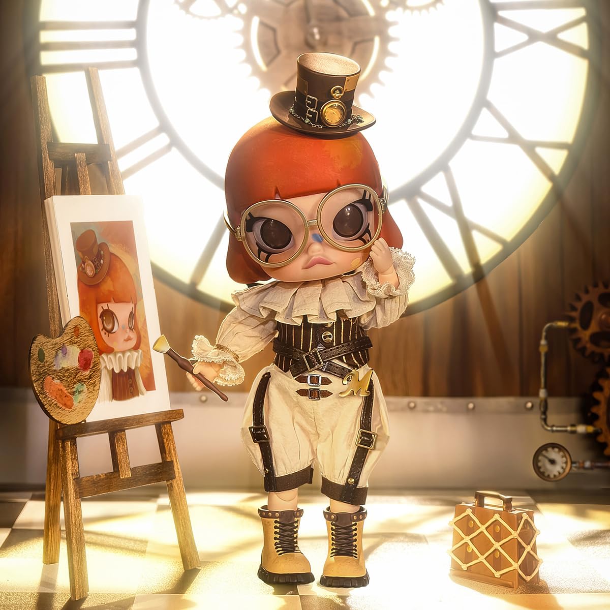 POP MART MOLLY Victorian Painter フィギュア Amazon | POP MART MOLLY Victorian Painter 1/8 Action Figure