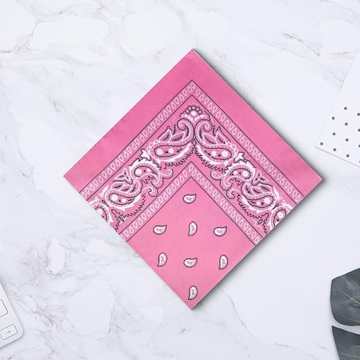 Bandana de flor de caju, com tamanho 60 x 60