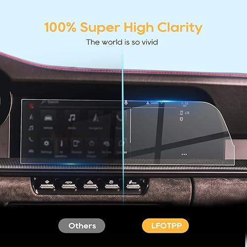 Miniatura 5 de LFOTPP 992 PCM 911 Protector de pantalla para 2021-2023 911 Carrera911 Targa911 Turbo911 GT3 10.9 In PCM Glass Infotainment 2021-2023 911 Accesorios