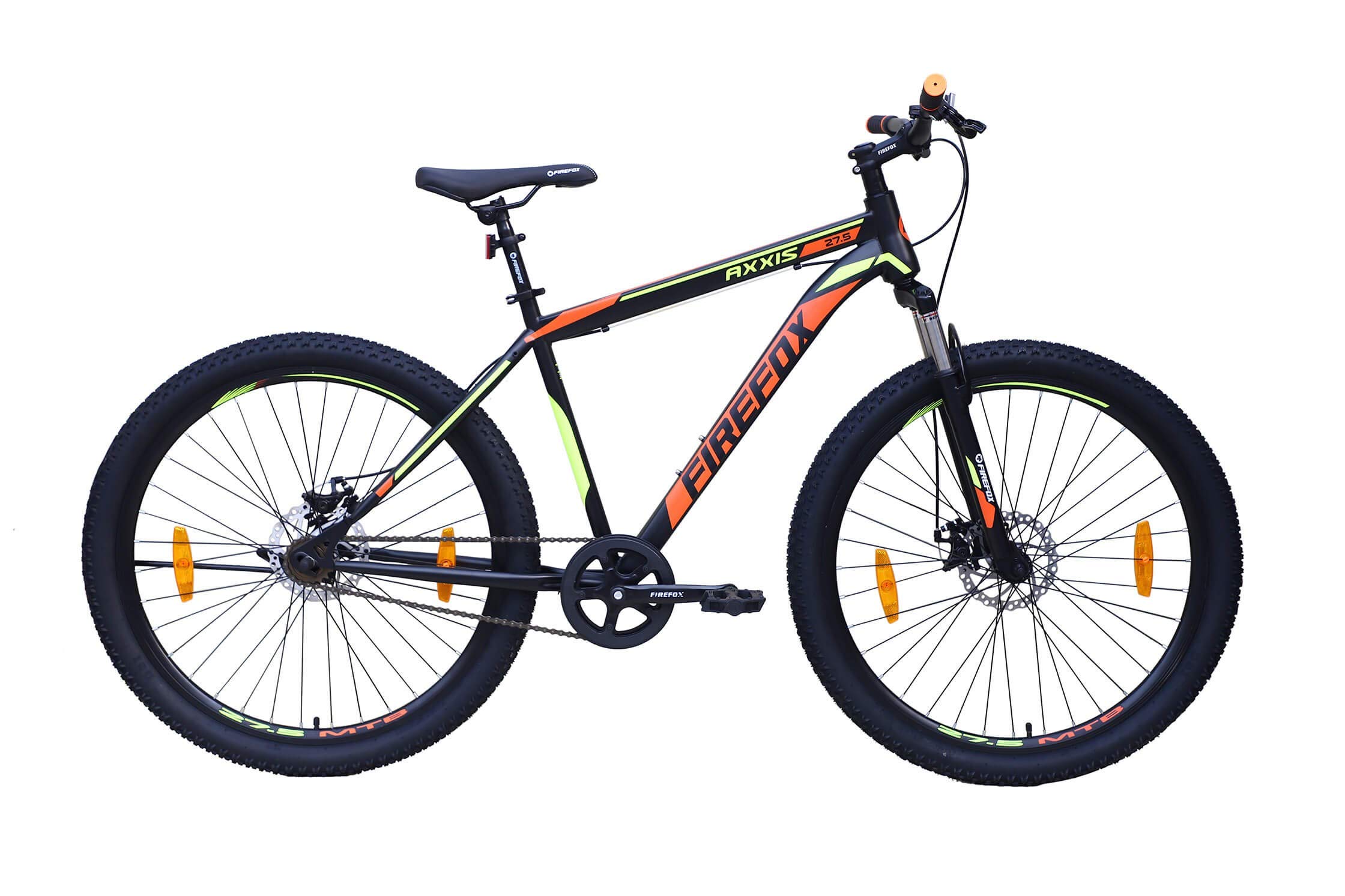 Buy Firefox Bikes AXXIS 27.5D | 17 | Matt Blk/Org| Double DISC