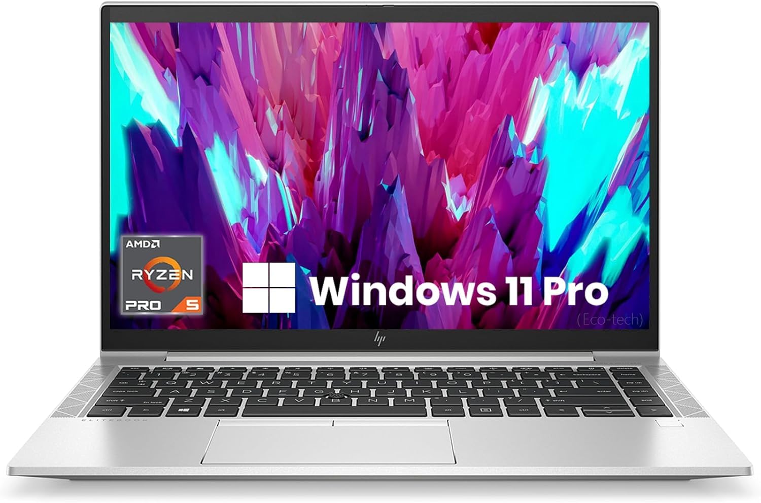 HP Elitebook 845 G8 Ordenador portátil Win11 Pro, 14-inch FHD(1920x1080) Display, AMD Ryzen 5 Pro 5650U 6-Core, 8 GB RAM, 256 GB SSD, US QWERTY Teclado (Renovado)