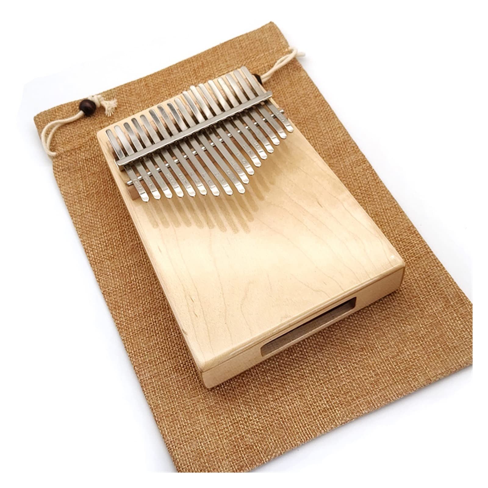 alumno Kalimba Instrumento Musical Kalimba Teclado De Piano De Arce De 17 Teclas