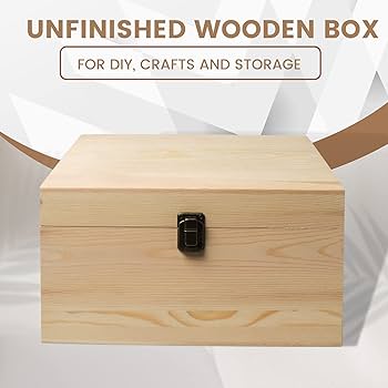 wood専用7 Amazon.com: (1-Pack) 10.8x7x8x5.7-Inch Large Unfinished