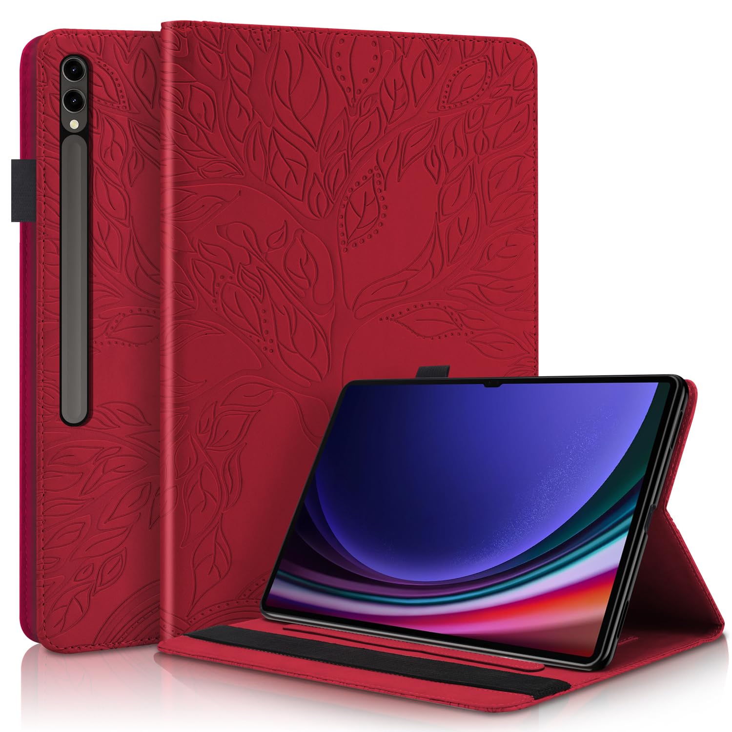 Coque Samsung Tab S10 Ultra protection fine antichoc 14.6 pouces rouge