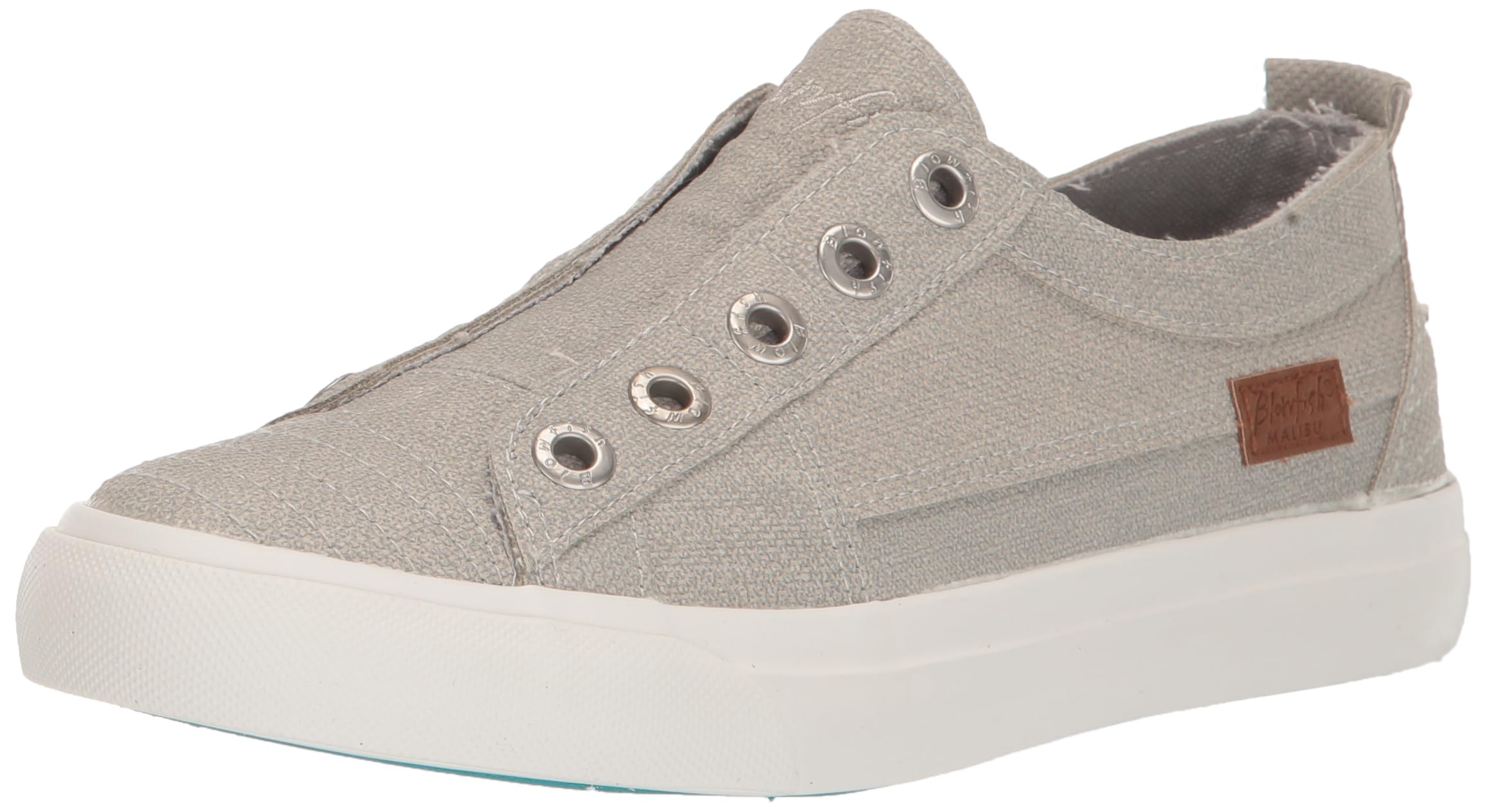 Blowfish Malibu Women's Play Canvas Sneaker, Light Grey Hipster Smoke
