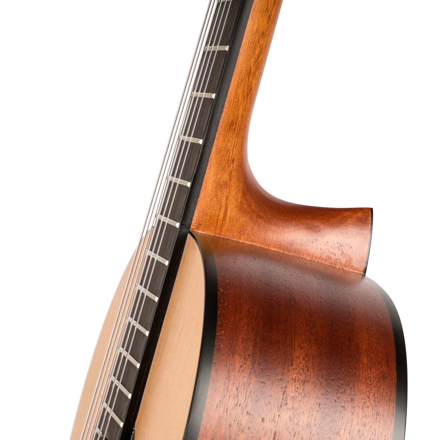 CASCHA 4/4 Konzert-Gitarre Einsteiger-Set I inkl. Lehrbuch QR-Codes - Tasche - Stimmgerät - Plektren I für Anfänger & Kinder ab 10 Jahre - ideal zum Gitarre lernen I Akustik-Gitarre mit Nylon-Saiten