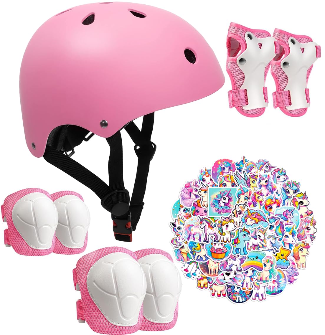 OKGO!INK Kids Pink Helmet Set