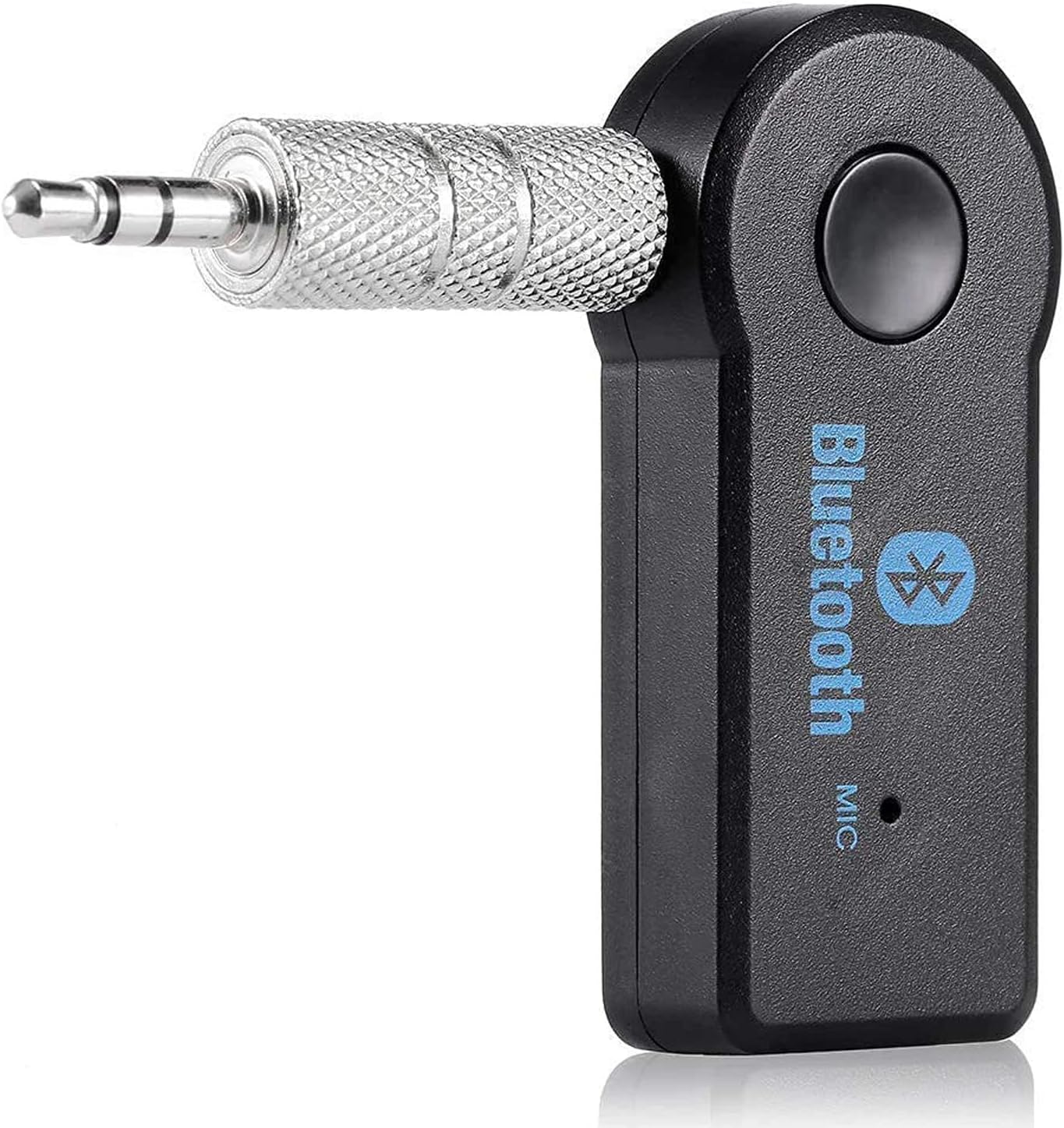 Car Bluetooth for Xiaomi Mi 11 Car Bluetooth Music Receiver Adapter with Built-in Mic and 3.5mm AUX Audio Stereo Wireless HiFi Dongle Transmitter Mp3 Speaker Car Kit (ACB6, Black)