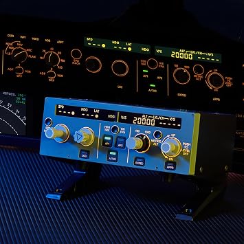 A320FCU Cube Flight Simulator Flight Control Unit Panel Pilot Game Simulator Plug and Play Real Aircraft Feel