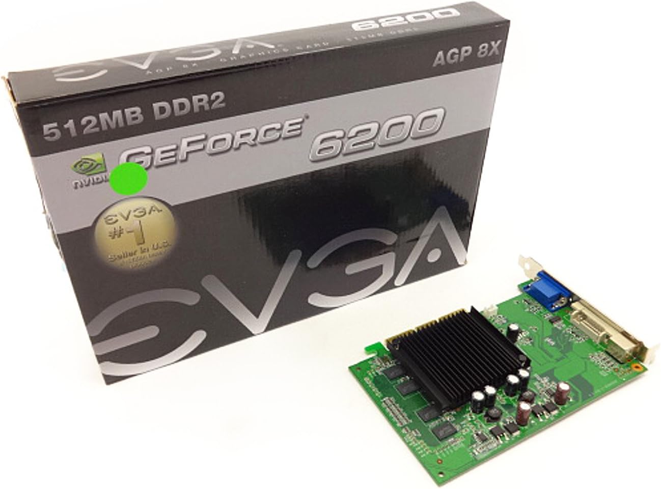 Geforce 6200 Agp 8x Slot Buy EVGA GeForce 6200 512MB Graphics Card