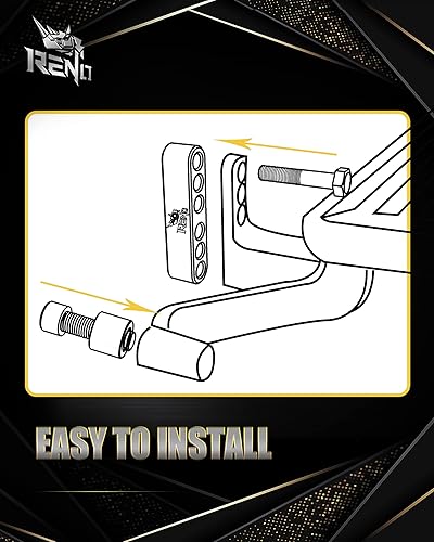 Miniatura 4 de RENO Kit de extensión para tablero de suelo de conductor 450 espaciador de extensión exterior de tablero de suelo de 34 pulgadas compatible con