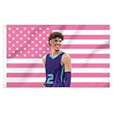 3x5 Foot LaMelo Decorative Ball Flag, Double Stitched with 2 Brass Grommets, Wall Hanging Tapestry for Room Decor, College Dorm, Outdoor Porch, or Indoor