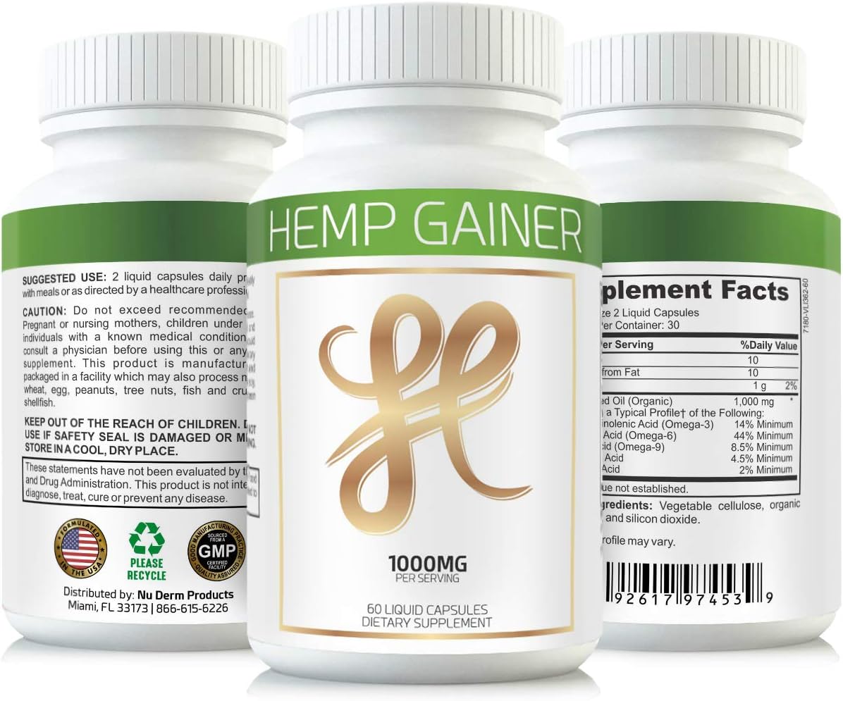 Hemp Weight Gaining Pills And Appetite Booster Will Help You...
