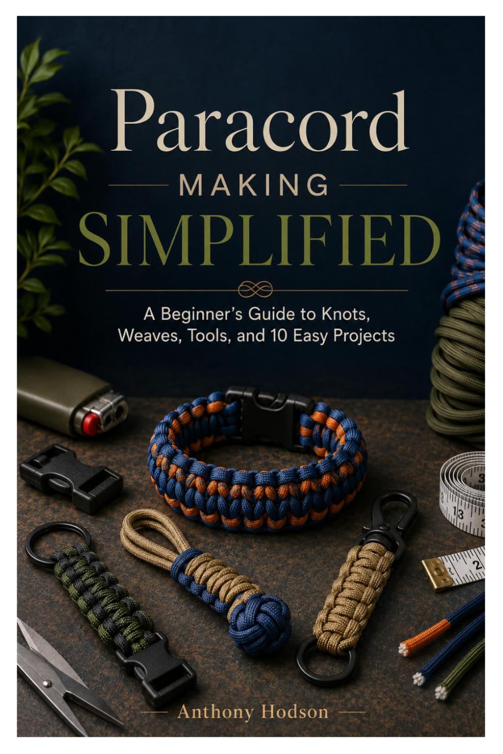 Paracord Making Simplified: A Beginner’s Guide to Knots, Weaves, Tools, and 10 Easy Projects
