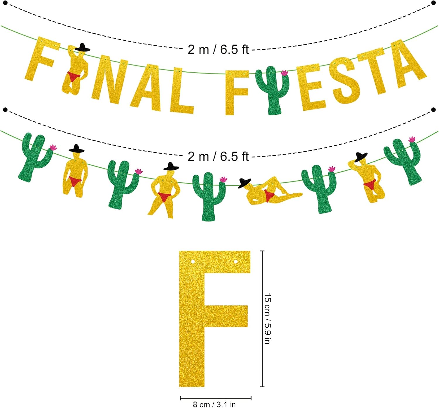 Final Fiesta Bachelorette Party Decorations Fiesta Bridal Shower Final Fiesta Banner Mexican Fiesta Theme Party Decor Mexico Hen Party Supplies Decor