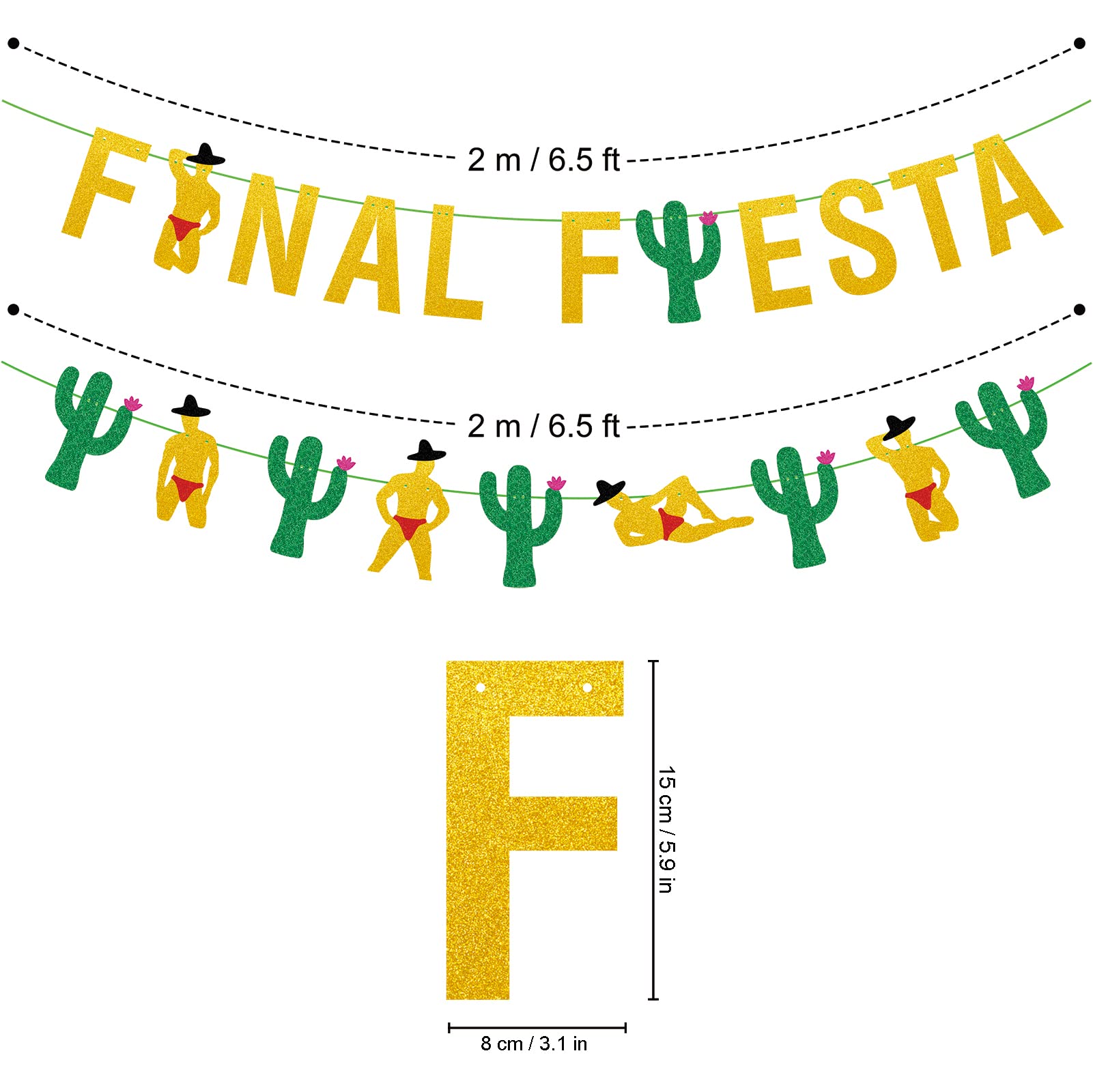 Fiesta final de despedida de soltera decoraciones de fiesta final banner fiesta mexicana fiesta temática decoración de fiesta mexicana despedida de soltera suministros decoración