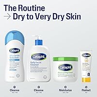 Vista 6 de Cetaphil - Crema hidratante para cara y cuerpo, crema hidratante para piel seca a muy seca, sensible, nueva de 16 onzas, paquete de 2 piezas, libre