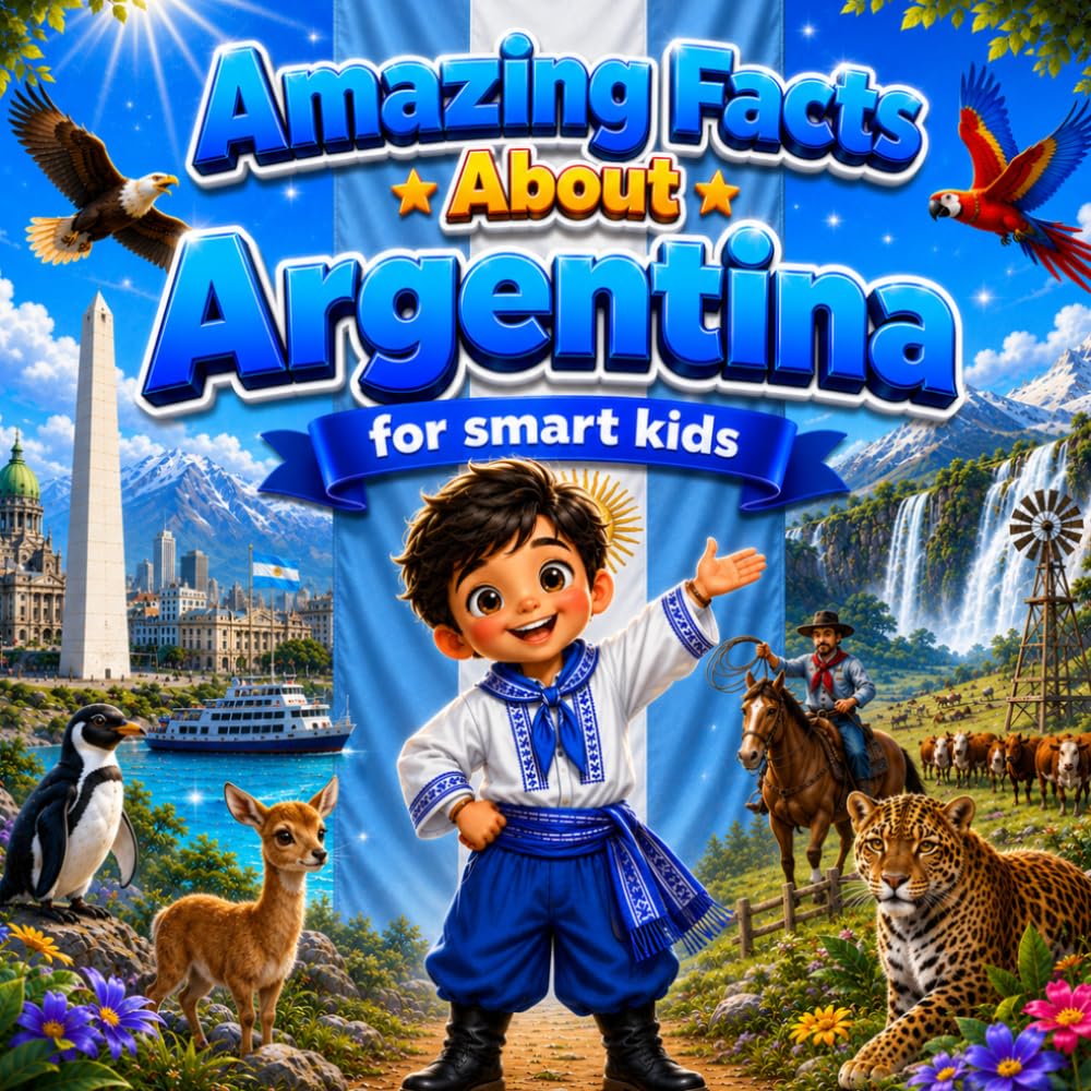 Amazing Facts About Argentina for Smart Kids: A Collection of Interesting Facts and Trivia About Argentina For Kids, Everything Young Readers Should ... Wildlife, Traditions, Culture, and More