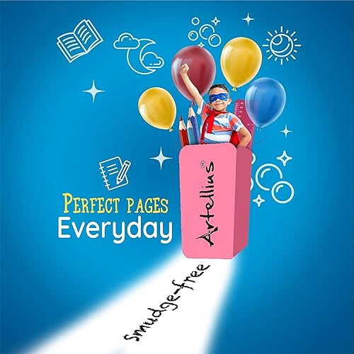 Miniatura 6 de Artellius Teacher Supplies - Gomas de borrar color rosa, grande, 150 unidades, para niños y uso en el aula