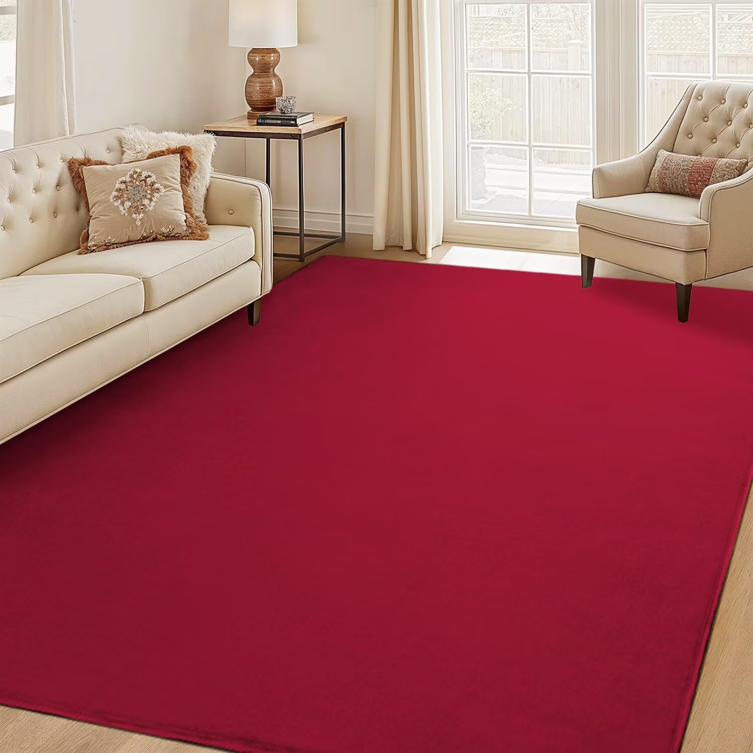 Tapis de chambre d'enfant en velours doux et grand tapis de salon cocooning