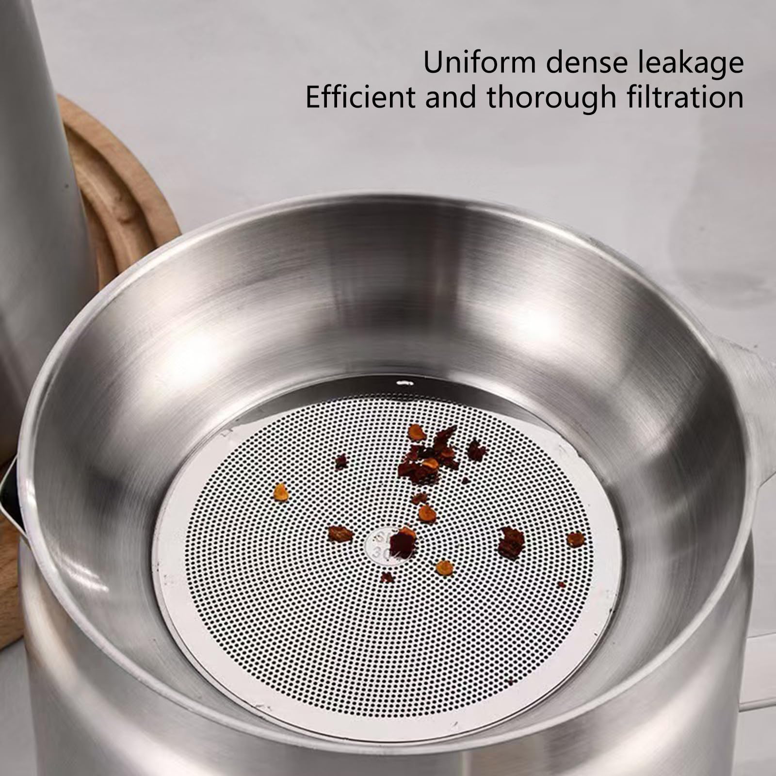 Ollas coladoras de aceite portátiles 2 en 1 para cocinas y al aire libre, de acero inoxidable, freidoras con cesta para cocinar