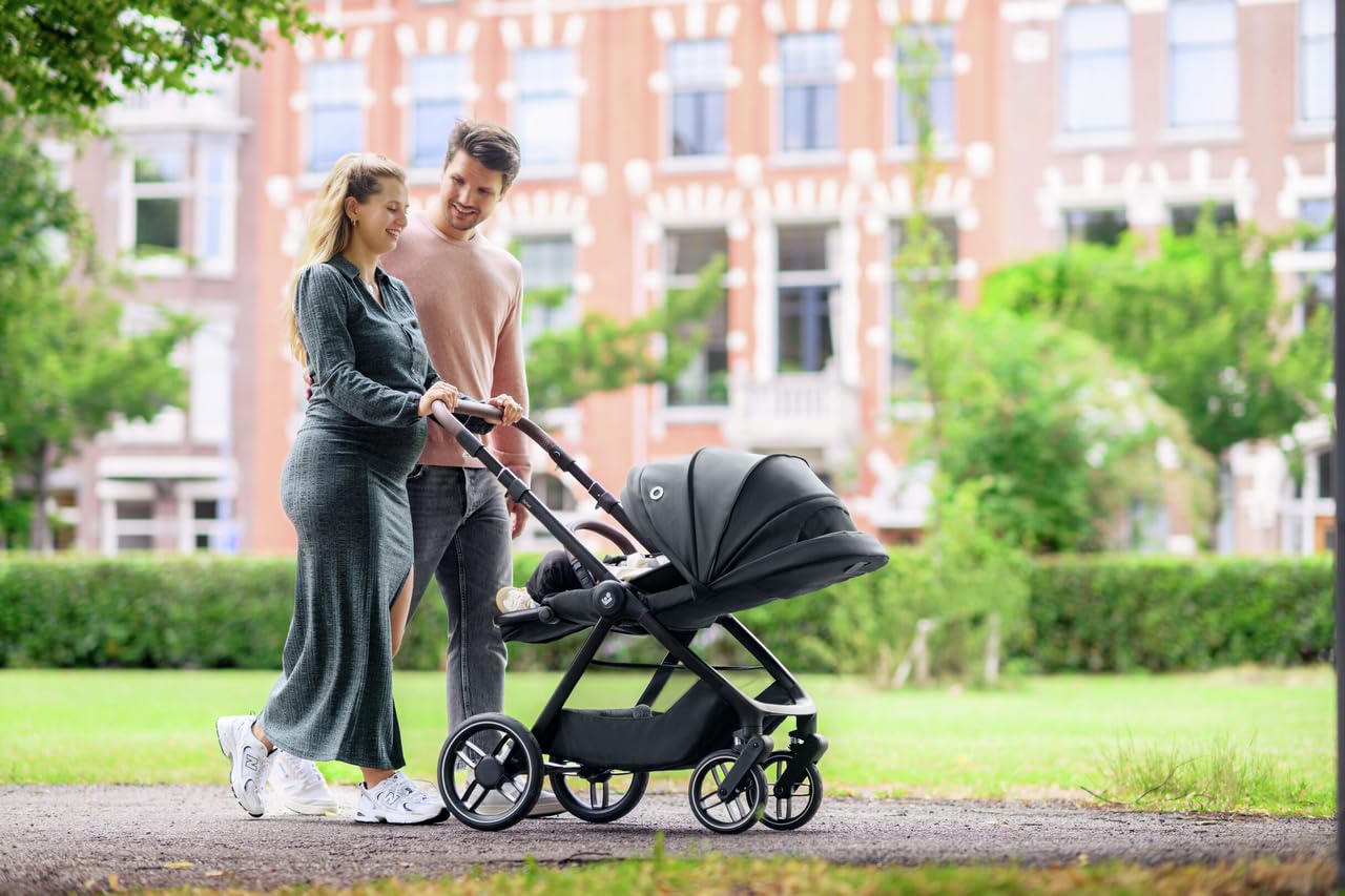 Maxi-Cosi Oxford Plus 2-in-1 Baby Kinderwagen mit Babywanne, 0-22 kg, kompakt zusammenklappbar, Twillic Green