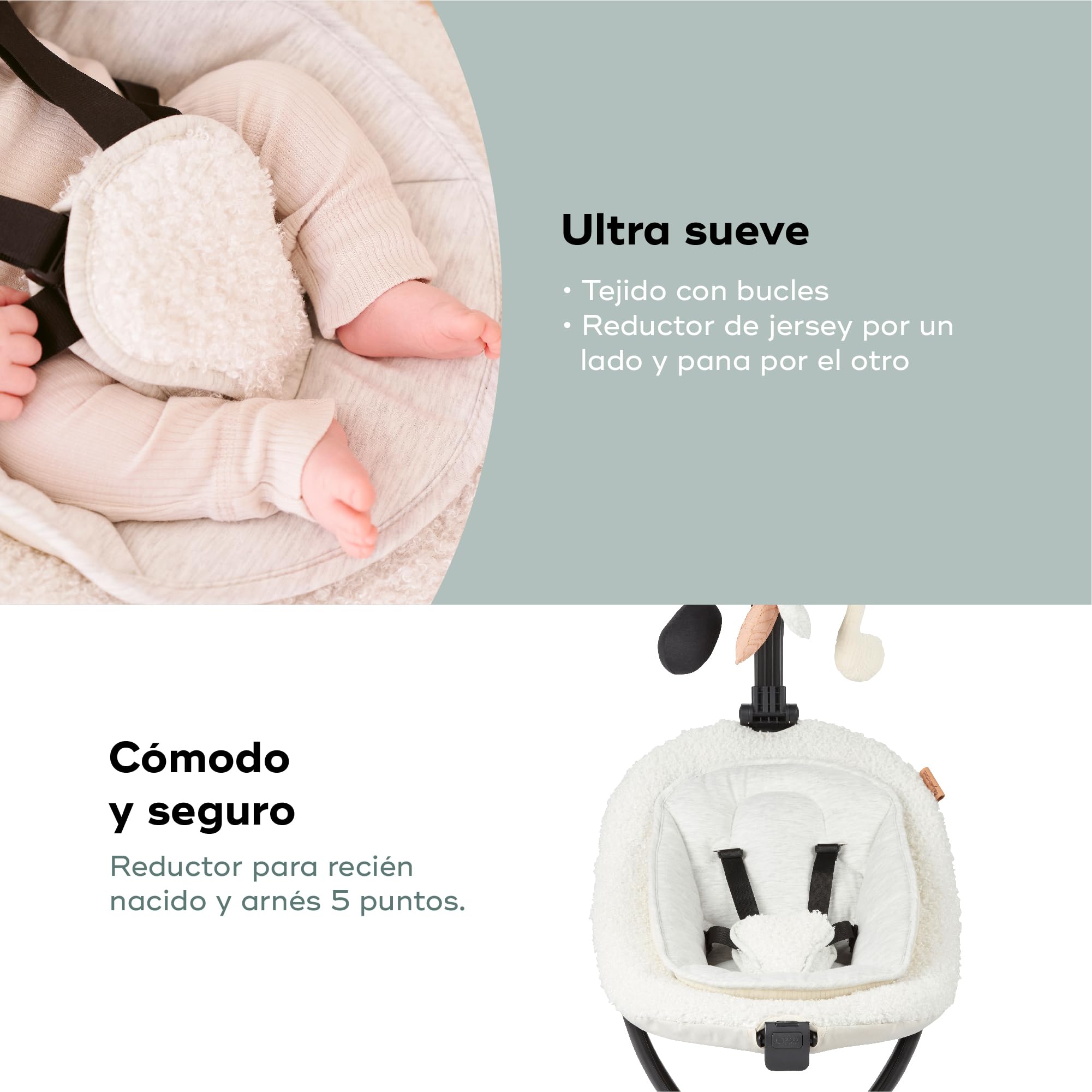 Babymoov Balancín Swoon Evolution curl white
