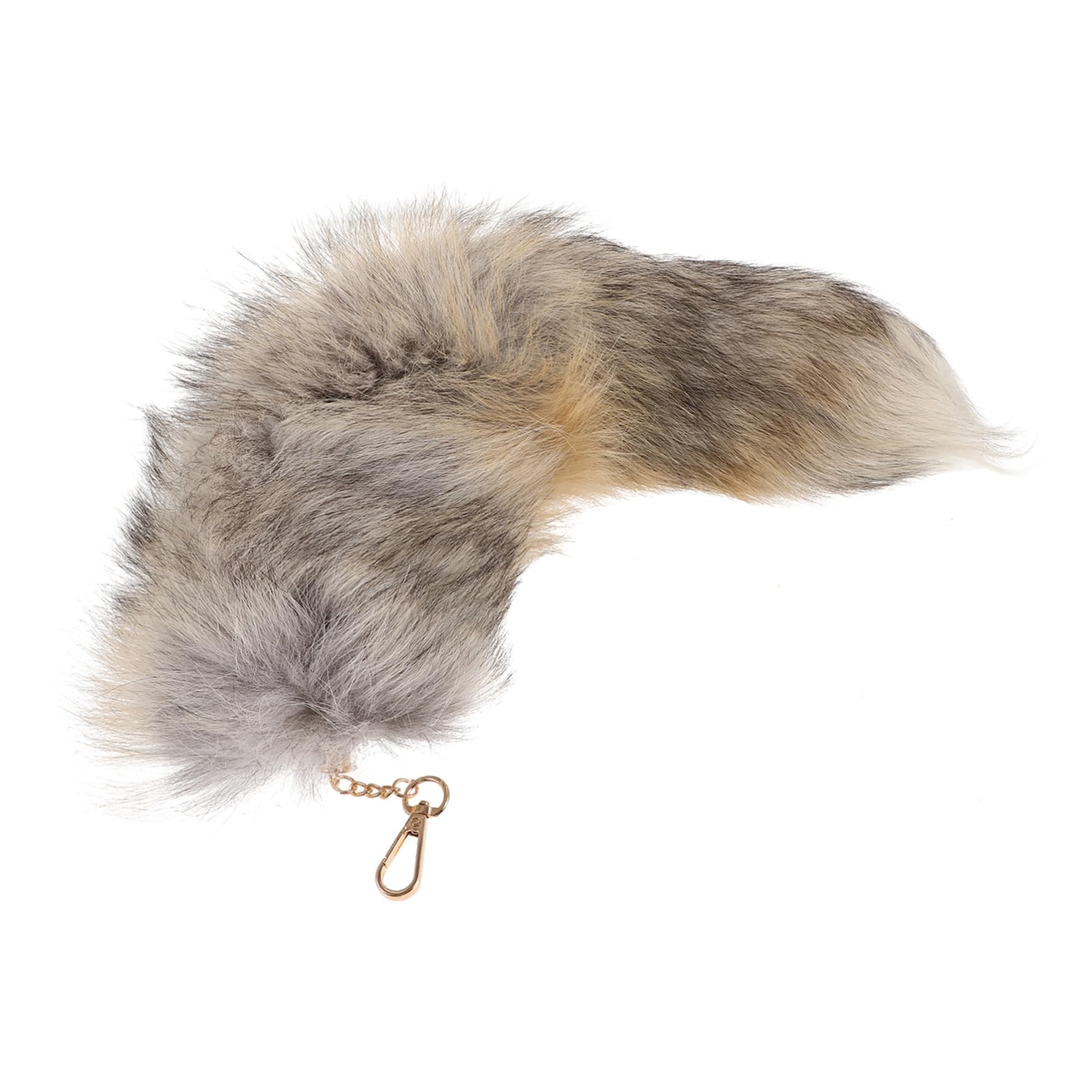 SOIMISS 2pezzi Portachiavi Coda Di Animale Peluche Con Gancio Decorativo Per Borse e Zaini Accessorio Elegante e Pratico Compatte e Leggero Adatto Tutte Le Età