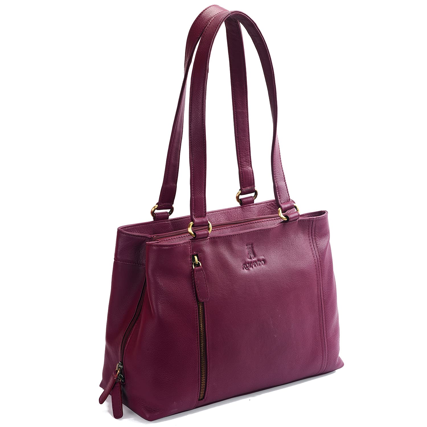 ROLANDO Maya Women's Top-Handle Leather Handbag