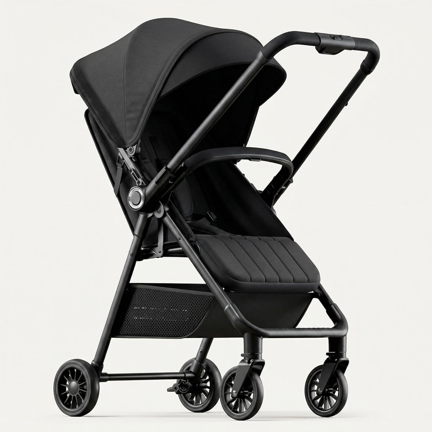 Baby Stroller-Single-Handed Folding, Multi-Angle Adjustable, Front-Back bidirectional, Suitable for 30KG1-3-year-old Infants, Portable Umbrella carts and Portable Travel carts, Compact Folding carts.