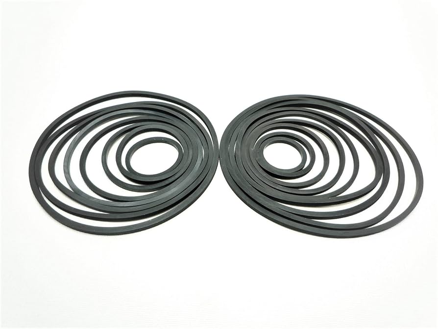 Amazon | オーディオ修理交換用ゴムベルト 2.0mm角ベルト 17本