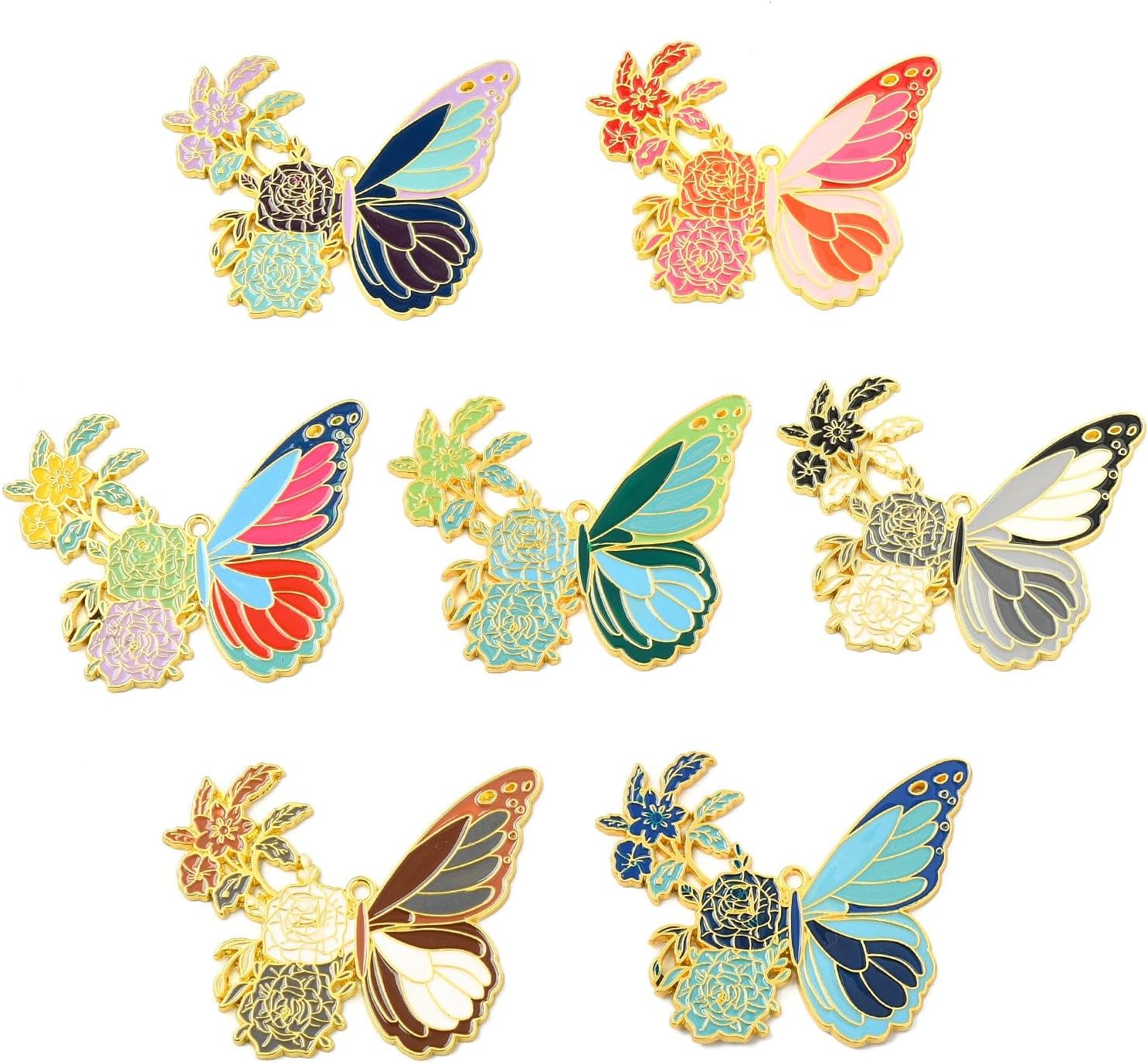 Enamel Charms For DIY Crafts - Cute Animal & Flower Designs For Jewelry Making